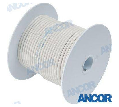 alvots vara vads 16 awg (1mm²) balta 7,6m