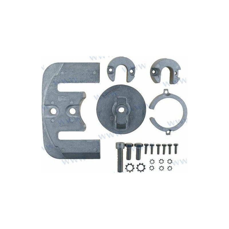 aluminium anode kit for Bravo 1 €20.75
