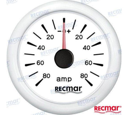 AMMETER ±80A WHITE
