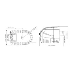 Iegremdējams automātiskais tilpnes sūknis  SEAFLO 1100gph 12v 20,16 €