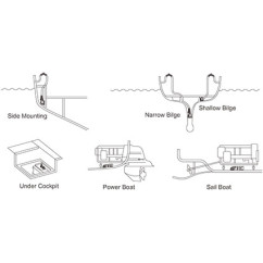 tilpnes sūknis  automāts SEAFLO  s14a 12v 800gph 28,80 €