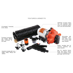 mazgāšanas ūdens sūkņa komplekts SEAFLO 12v 5.0/18.9lpm Sērija 51 117,81 €