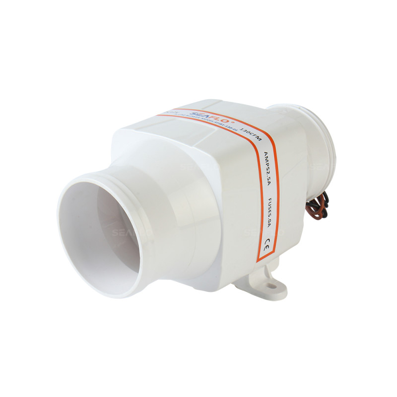 gaisa līnijas ventilators SEAFLO  12v 3"/76mm 220m3/h 2,5A 17,69 €