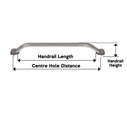 handrails 532 x 457 x 67 mm