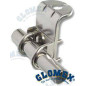 stainless steel support for candleholder with clamp