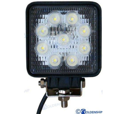 27W LED LIGHT BARS SPOT BEAM 316SS BRACK