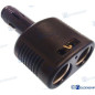 dubultā kontaktligzda 12v