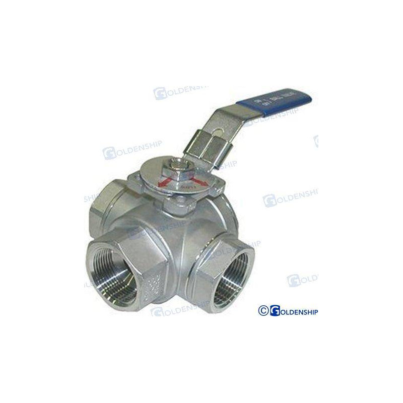 3 virzienu lodveida vārsts 1"1/4 118,84 €