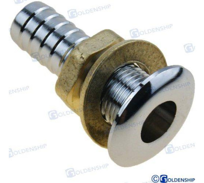 misiņa caurulīte 1/2" šļūtene 16 mm