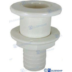 Plastmasas jūras krāns ar šļūtenes adapteri 3/4" šļūtene 19 mm