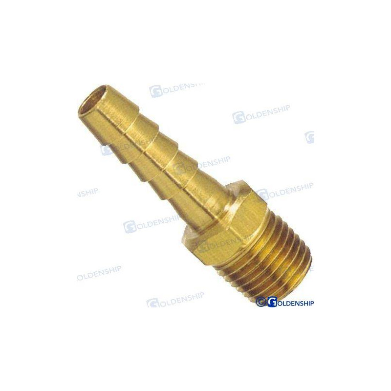 Misiņa šļūtenes adapteris 1/4" - 10 mm 2,07 €
