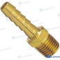 Misiņa šļūtenes adapteris 1/4" - 10 mm