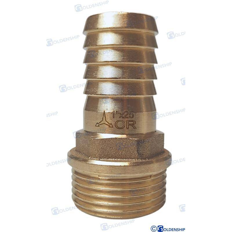 1'' x 25 mm misiņa šļūtenes aste 1'' x 25 mm misiņa cr 8,55 €
