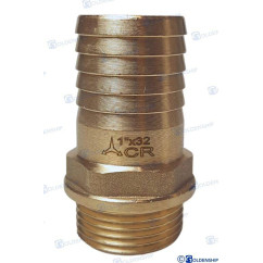 1'' x 32 mm misiņa šļūtenes astes 1'' x 32 mm misiņa cr