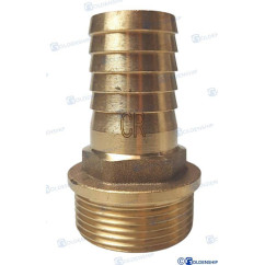 šļūtenes aste 1''1/4 x 30 mm misiņa cr