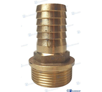 šļūtenes aste 1''1/4 x 30 mm misiņa cr