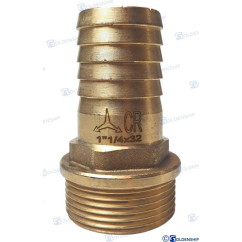 šļūtenes aste 1''1/4 x 32 mm misiņa cr