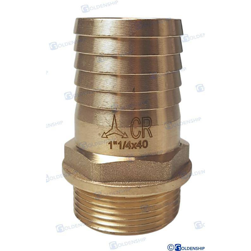 šļūtenes aste 1''1/4 x 40 mm misiņa cr 16,07 €