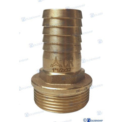 šļūtenes aste 1''1/2 x 32 mm misiņa cr
