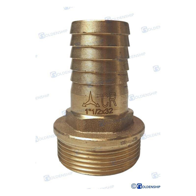 šļūtenes aste 1''1/2 x 32 mm misiņa cr 17,71 €