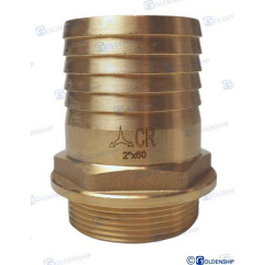 šļūtenes aste 2'' x 60 mm misiņa cr