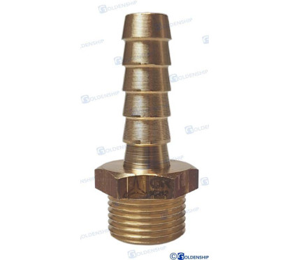 šļūtenes aste 3/8'' x 10 mm misiņa cr