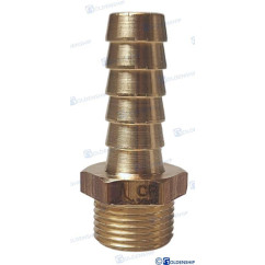 šļūtenes aste 3/8'' x 12 mm misiņa cr