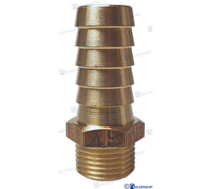 šļūtenes aste 3/8'' x 16 mm misiņa cr