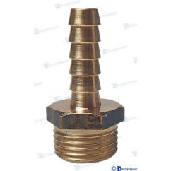 1/2'' x 10 mm misiņa šļūtenes astes kr