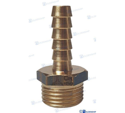 1/2'' x 10 mm misiņa šļūtenes astes kr