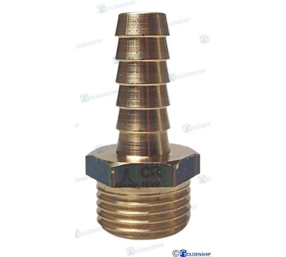 1/2'' x 12 mm misiņa šļūtenes astes kr