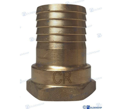 šļūtenes aste 1''1/4 x 38 mm misiņa cr