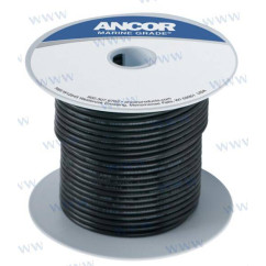 500' alvas vara stieple 18 awg melna 0,8mm 152m