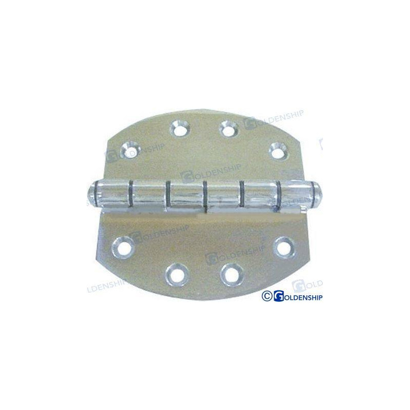 oval inox hinge 102x102mm €48.67