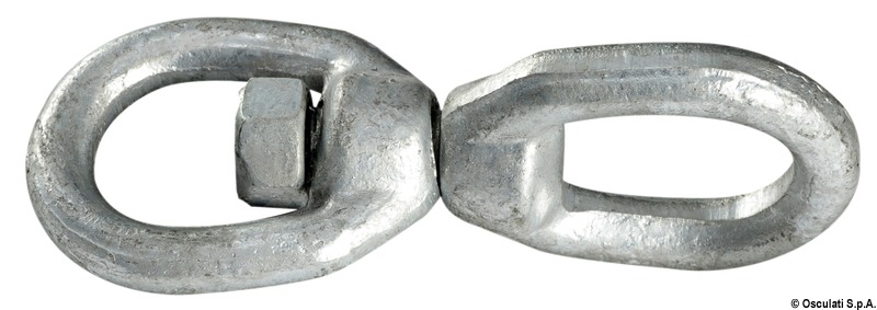 Galvanized chain swivel 19 mm