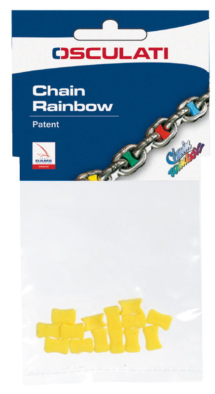 Chain marker, red 6 mm