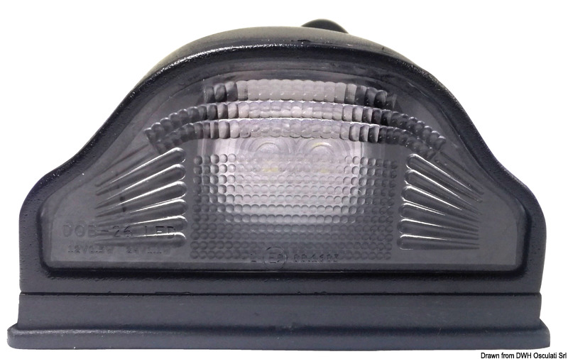 Plate white LED light