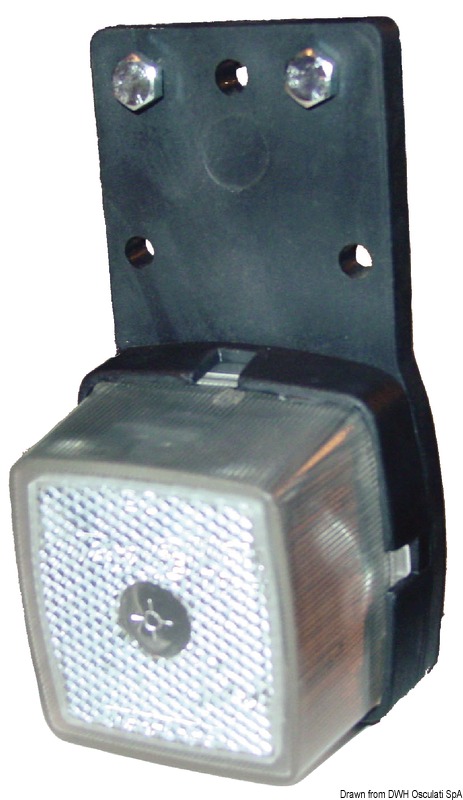 Clearance light rubber base white