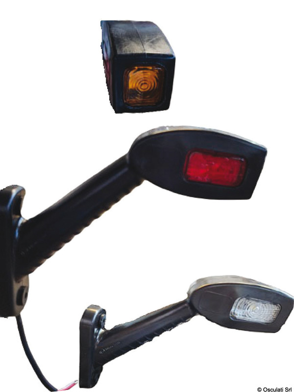 Right side position LED light rubber body