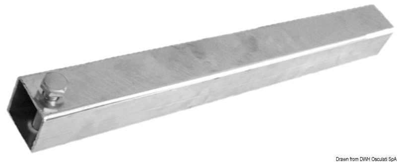 Tube for side rollers 30 x 30 mm