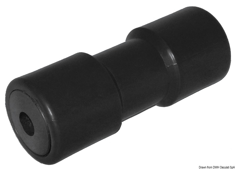 Rubber central roller Ø hole 21 mm