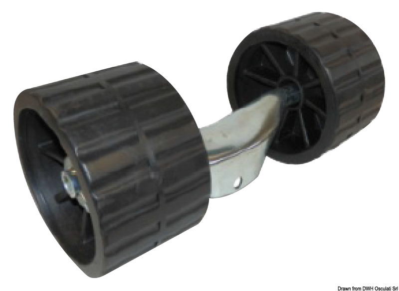 Bracket for blue side swinging rollers