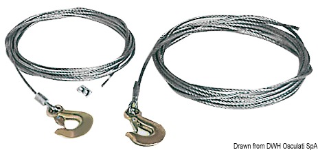 Windlass cable 5 mm x 7.5 m