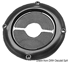 Fairlead ring nut, black