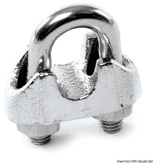 U-bolt clamp AISI 316 4/5 mm