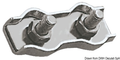 SS double clamp 3 mm