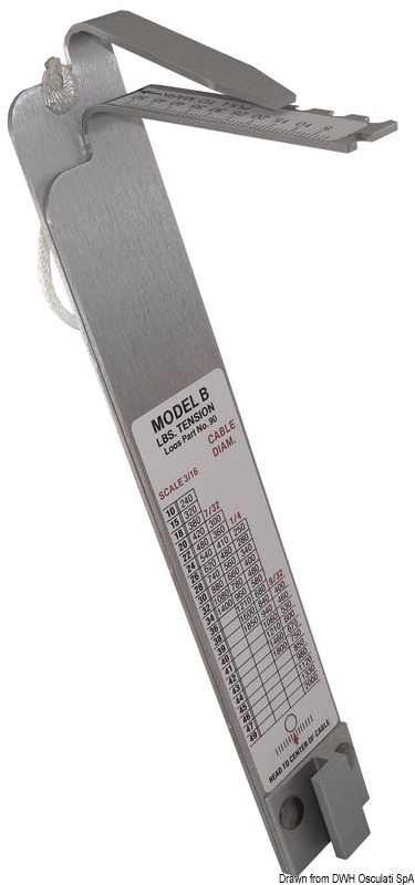 Loos tensiometer for cables 2.5/3/4 mm