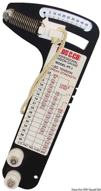Loos professional tensiometer cables 2.5/3/4 mm