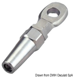 SS eyelet terminal Ø 5 mm