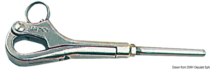 SS Pelican hook shackle 4 x 6 mm